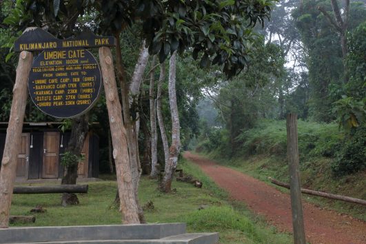 Umbwe Gate Entrance to Mt Kilimanjaro via Umbwe Route